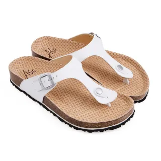 【A.S.O 阿瘦集團】A.S.O 足健康系列-夾腳拖鞋(男鞋_白色)