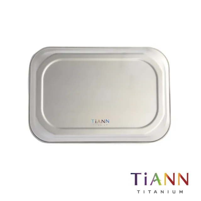 【TiANN 鈦安】萬用鈦烤盤 小款-22x15公分(小砧板/餐盤/砧盤/砧板/沾板/切菜板/烘焙烤盤/露營餐盤)