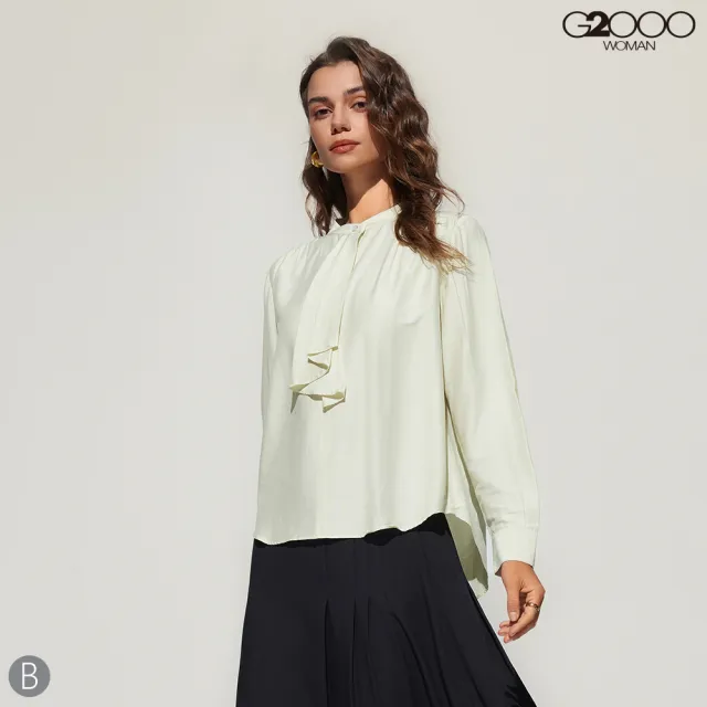 【G2000】女款 寬鬆設計休閒長袖上衣(3款可選)