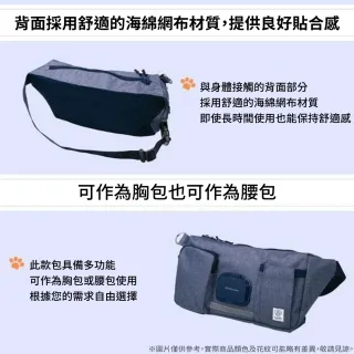 【NITORI 宜得利家居】雙11 多功能肩背包 NV PTBG1(多功能肩背包 肩背包 背包)