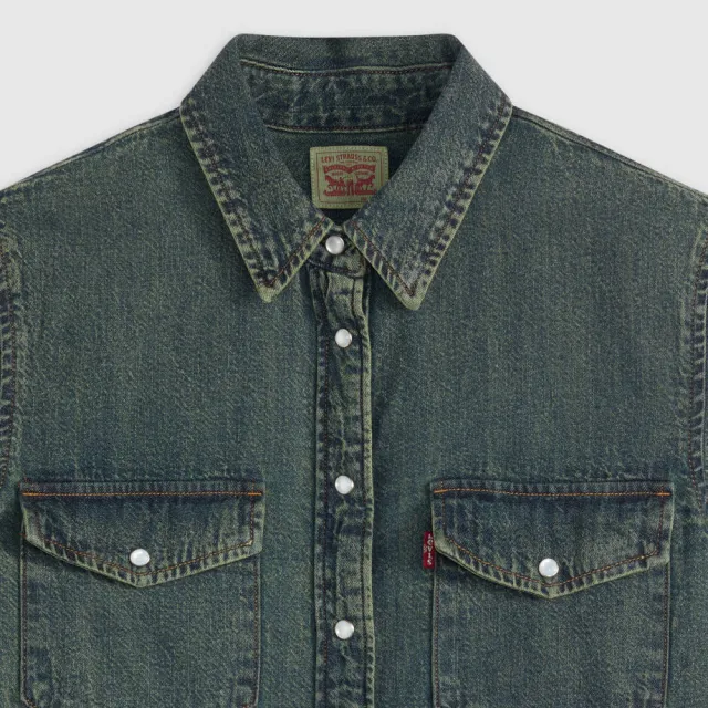 【LEVIS】女款 襯衫 牛仔襯衫 長袖襯衫 女生上衣 熱賣單品 16786-0109