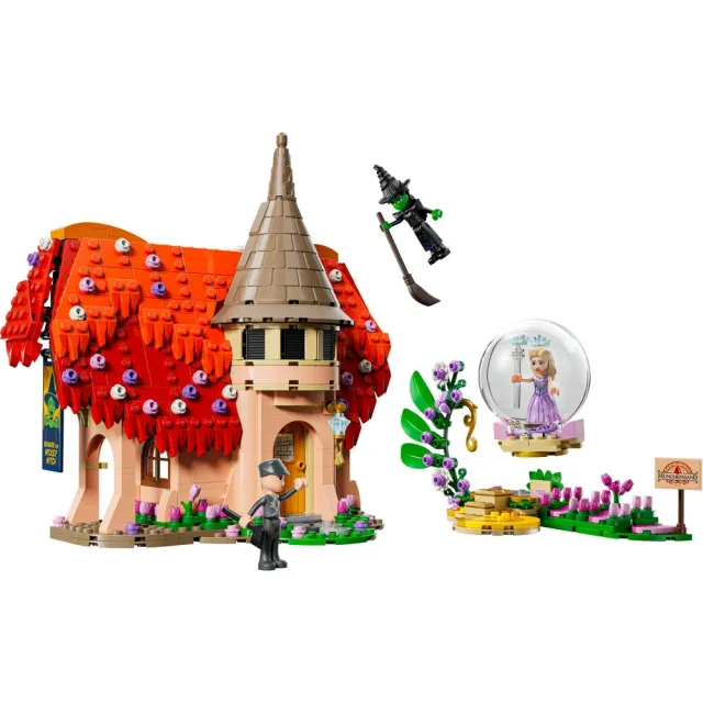 【LEGO 樂高】魔法壞女巫系列 75690 格琳達和艾法芭造訪芒奇金國(角色扮演遊戲 居家擺設 兒童玩具 積木)