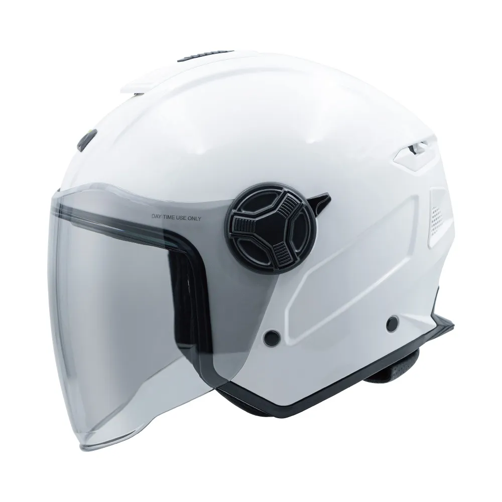 ASTONE】官方直營-MJ-S6 3/4半罩式安全帽附內墨鏡排扣設計(變色白粉冷灰水泥灰鈦金藍白平黑) - momo購物網-