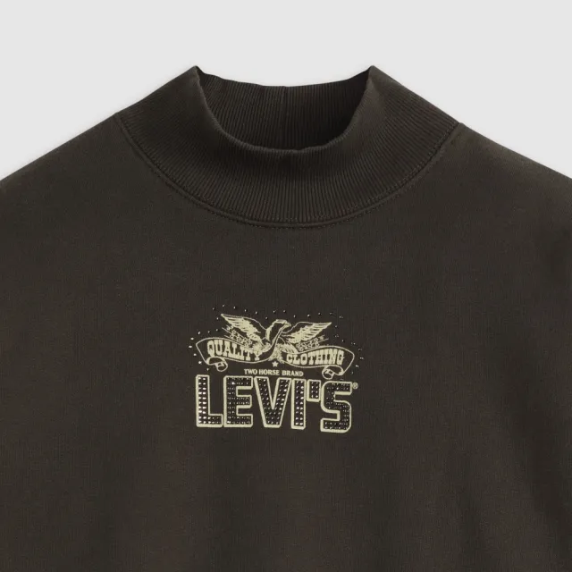【LEVIS】女款 長袖t 印花長袖 長t 小領子 女生上衣 熱賣單品 003R9-0000