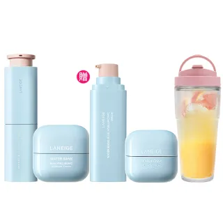 【蘭芝 官方直營】水酷修護保濕精壩雙星組(LANEIGE 保濕精華 50ml+保濕霜 50ml 保濕保養 精華液)