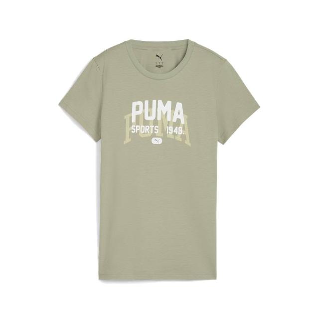【PUMA官方旗艦】基本系列Varsity短袖T恤 女性 68816982(短t)