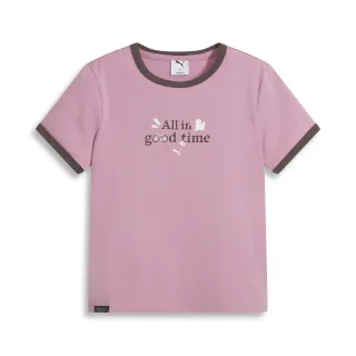 【PUMA官方旗艦】流行系列Good Time短袖T恤 女性 63479865(短t)