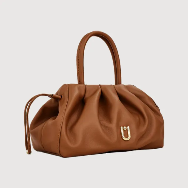 【BRAUN BUFFEL 德國小金牛】蒂夏爾-B 大手提斜背包-麥色(BF876-57-BRA) 女包送禮推薦
