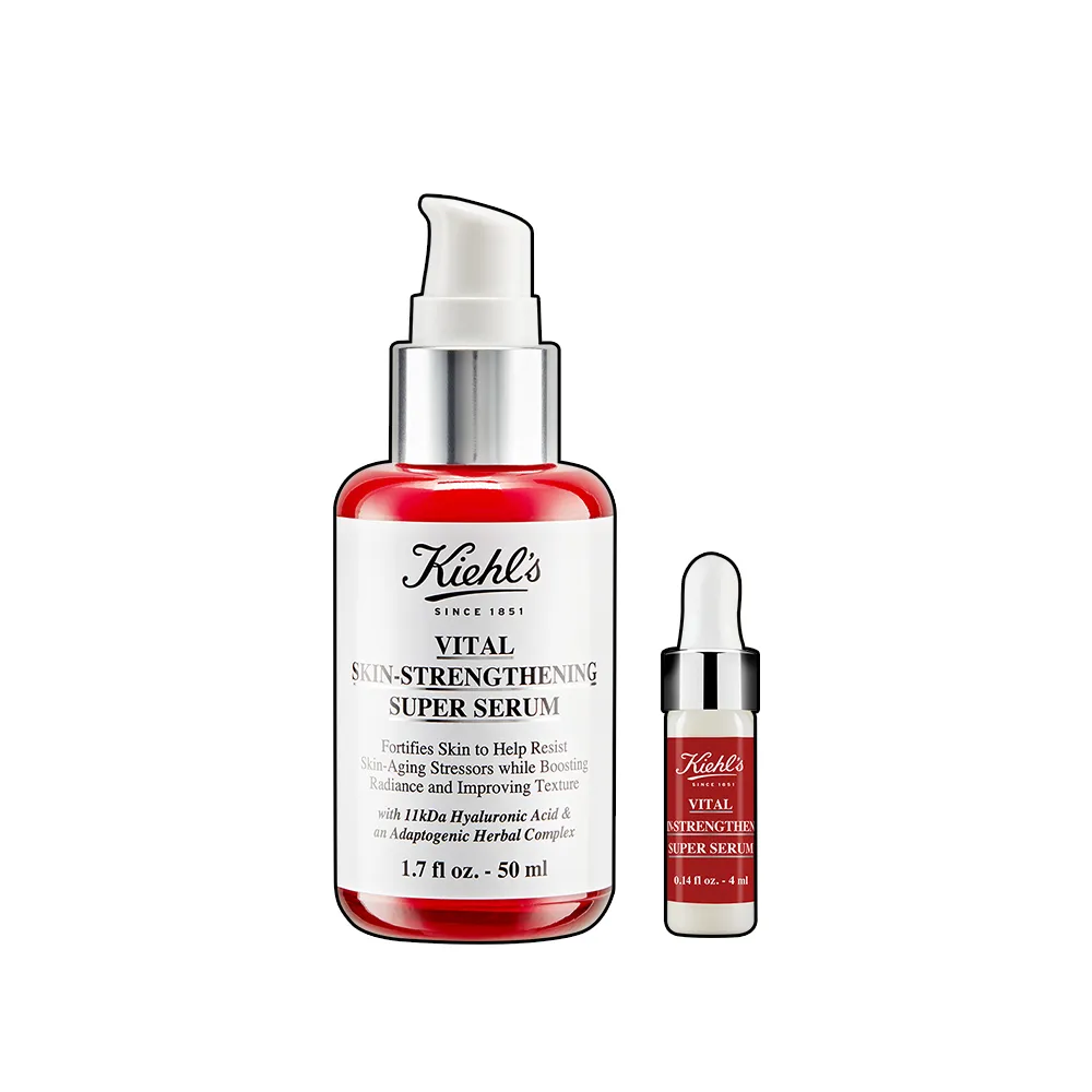 【契爾氏】官方直營 11kDa 超導全能修護露50ml組(Kiehl’s/小紅瓶50ml/大瓶裝)