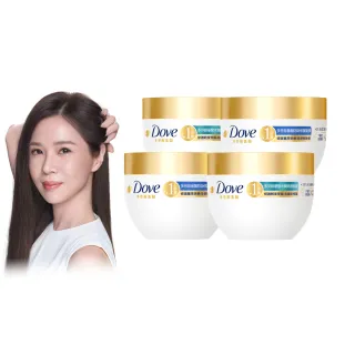 【Dove 多芬】小金碗女大推薦 胺基酸修護髮膜x4入(防斷修護/水潤修護)