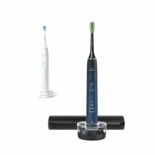 【Philips 飛利浦】官方直營 Sonicare亮白隨行智能鑽石音波電動牙刷 HX9911/62藍鑽