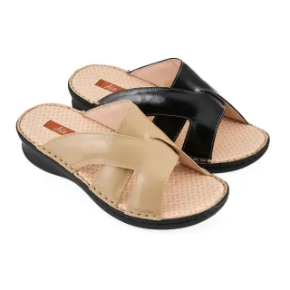 【A.S.O 阿瘦集團】A.S.O 手縫系列-都會休閒拖鞋(女鞋_2色任選)