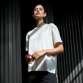 【Bread & Boxers】T shirt Soft Fiber 女用垂墜感柔棉T恤 - 象牙白