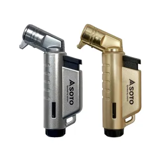 【SOTO】L型填充式掌中點火器 ST-A486限定系列(星燦銀/月耀金 填充式打火機)