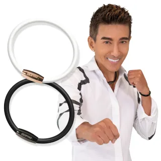 【&MORE 愛迪莫】GX Pro 石墨烯超傳導健康手環.手鍊(玫瑰金/槍灰/鈦鍺/能量/禮物)