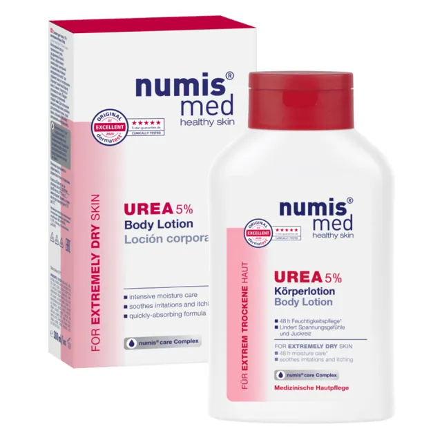 【Numis med 樂美思】4入尿素5%身體乳液300ml(總代理公司貨)