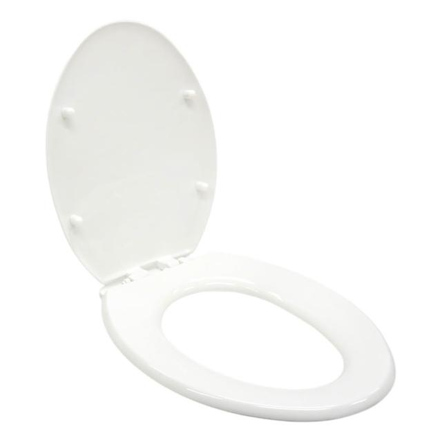 【海德廚衛】台灣製加長型通用馬桶蓋(橢圓形/下鎖式/45-47cm)