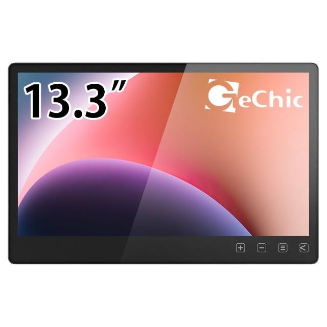 【GeChic 給奇創造】T131B 13.3型 廣視角 電容式 觸控螢幕(AF防指紋鍍膜/可壁掛/易嵌入)