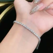 【鉅曜】2克拉鑽石手鍊 淨白等級鑽石(培育鑽石)
