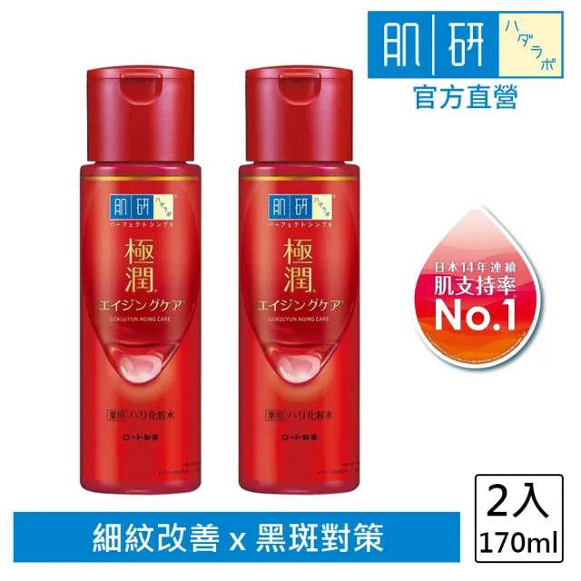 【肌研】官方直營 極潤抗皺緊實高機能化粧水(170ml / 2入)