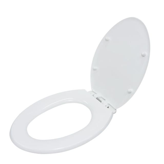 【海德廚衛】台灣製加長型通用馬桶蓋(橢圓形/下鎖式/45-47cm)