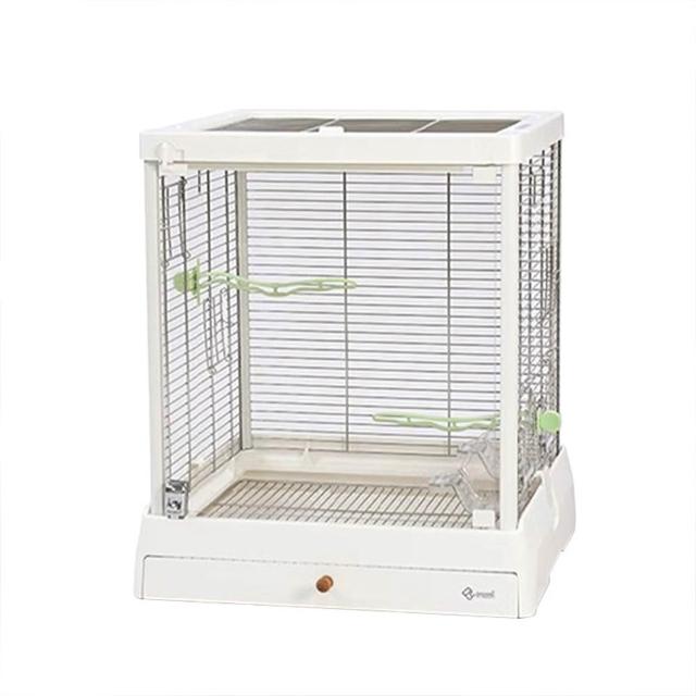 【Dayan 達洋】全景鋼化玻璃不鏽鋼鳥籠B5001SS(鳥籠 不鏽鋼鳥籠 透明鳥籠)