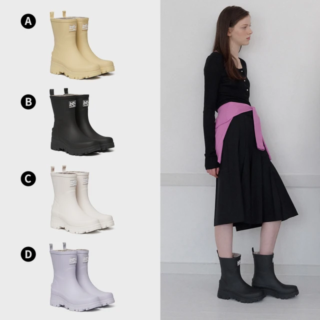 【ROCKFISH】FLATFORM RAIN BOOTS MIDDLE 多色 厚底中筒雨靴 女鞋