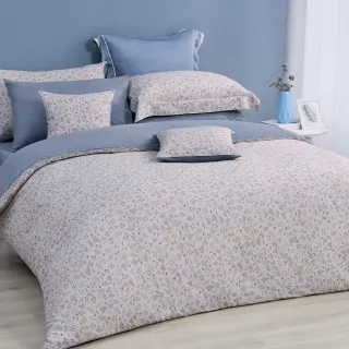 【Tonia Nicole 東妮寢飾】100%精梳棉兩用被床包組-花間漫步(加大)