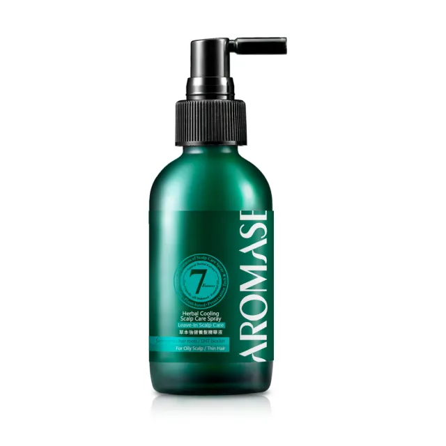【Aromase 艾瑪絲】全效型草本強健養髮精華液-涼感 115ml(強健髮根/長效控油/調理皮屑)