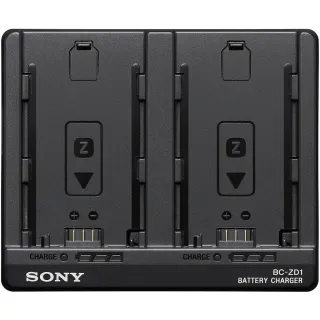 【SONY 索尼】BC-ZD1 原廠 NP-FZ100 雙充鋰電池充電器(公司貨 可一次充兩顆 NP-FZ100)