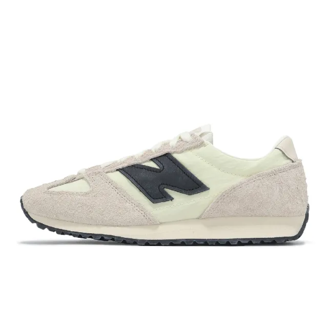 【NEW BALANCE】休閒鞋 471 男鞋 女鞋 米 黑 麂皮 復古 NB 紐巴倫(U471AM-D)