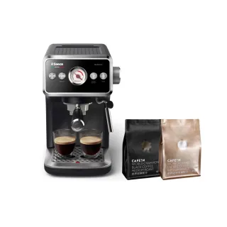 【Philips 飛利浦】Saeco 半自動義式咖啡機(EMS5110/02)++CAFE!N 冠軍豆+拿鐵豆組