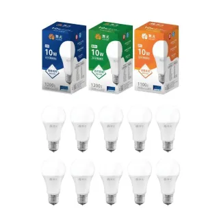 【DanceLight 舞光】★新版★10入組 升級第9代 10W LED燈泡(LED-E2710DR9 LED-E2710NR9 LED-E2710WR9)