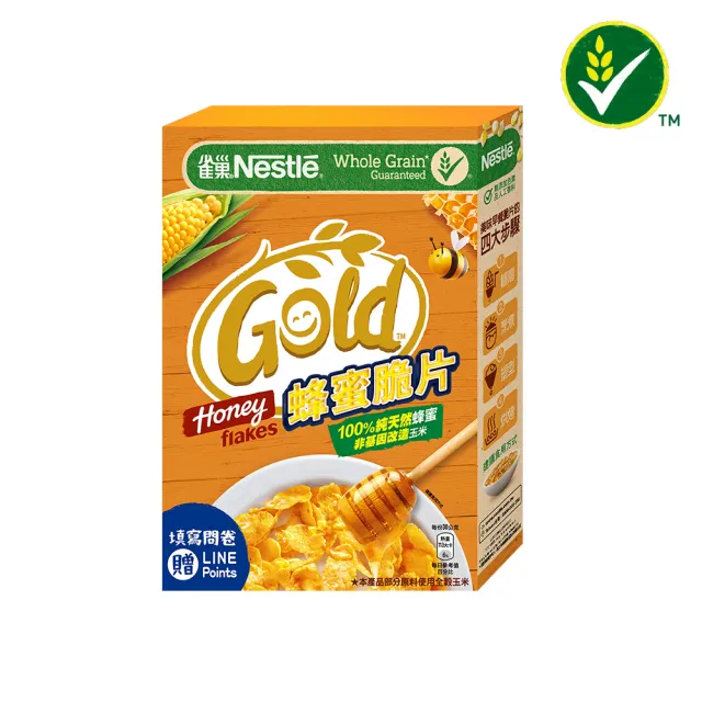 【Nestle 雀巢】蜂蜜脆片早餐脆片375g/盒