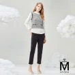 【MYVEGA 麥雪爾】MA小香風粗花呢假兩件上衣-灰(通勤風/)