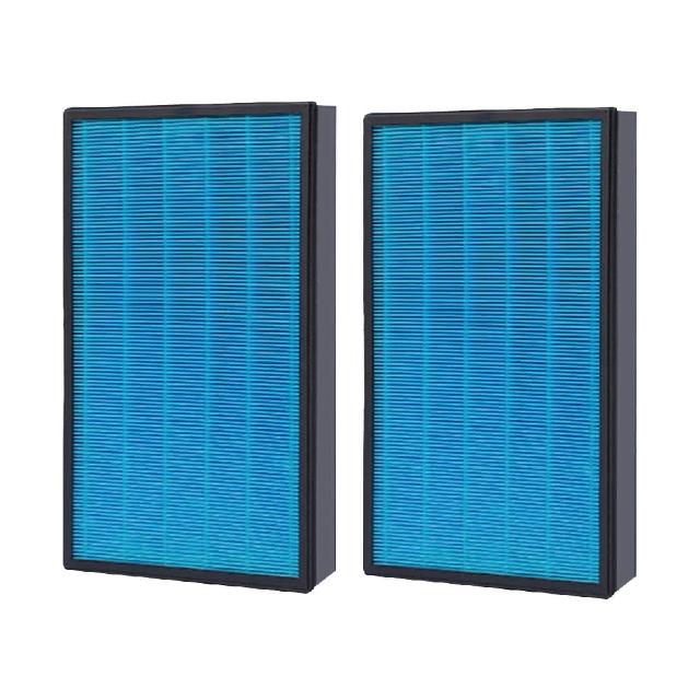 【RENZA】適用MI 小米 Xiaomi 4 MAX 米家空氣淨化器 AC-M5-SC(2合1HEPA+活性碳濾網 濾芯 2入組)