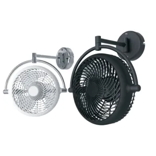 【ALASKA 阿拉斯加】V8A 8吋 壁扇 VIVI 折疊循環扇 風扇 電扇 遙控風扇 110V(黑色 / 白色)