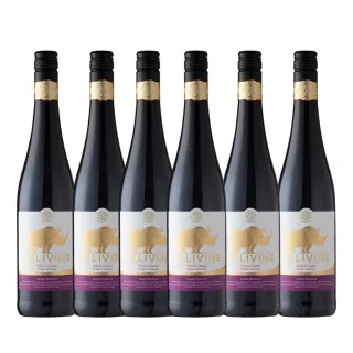 【DELIVINE 德易喝】德易喝精選無酒精紅酒 750ml × 6入(風味飲・犀牛・零酒精・葡萄酒脫醇)