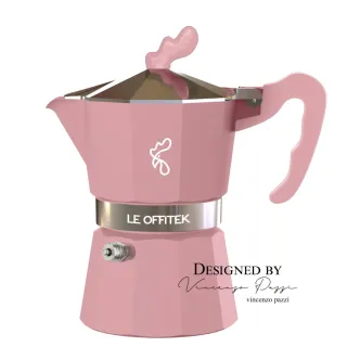 【義大利樂菲特】樂菲特經典摩卡壺 翡翠綠 3人份(義大利製・食安鋁材・EU認證)