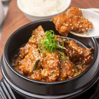 【全國麗園】蔥燒排骨500g 3入組 獨享包 厚切排骨 熟食 即食料理 冷凍調理包 料理包(滷排骨 滷豬排)