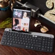 Logitech 羅技 鍵鼠組 K580 超薄跨平台藍牙鍵盤+M650多工靜音無線滑鼠