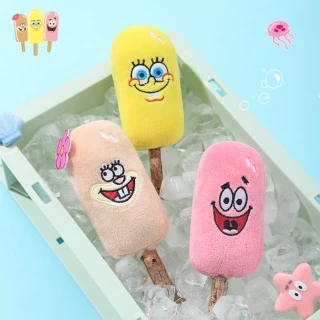 【JOLLY】喵小元 海綿寶寶系列雪糕木天蓼寵物玩具(貓玩具 木天蓼 貓最愛 海綿寶寶 派大星)