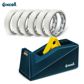 【Excell.tw】桌上型大膠台_辦公膠帶台_加6捲36M膠帶(ET-191系列)