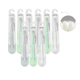 【Lab52 齒妍堂】雲朵護齦牙刷 9入(敏感牙/敏弱齦/牙套族適用/細軟毛/薄型小頭牙刷)
