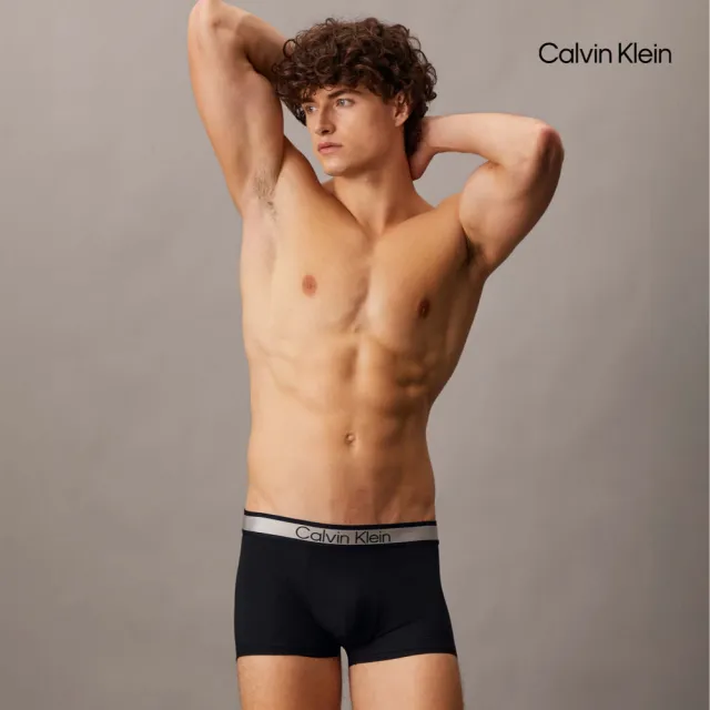 【CALVIN KLEIN】官方旗艦館 CK 同色標誌低腰 x 絲質針織低腰 平口內褲 多款任選