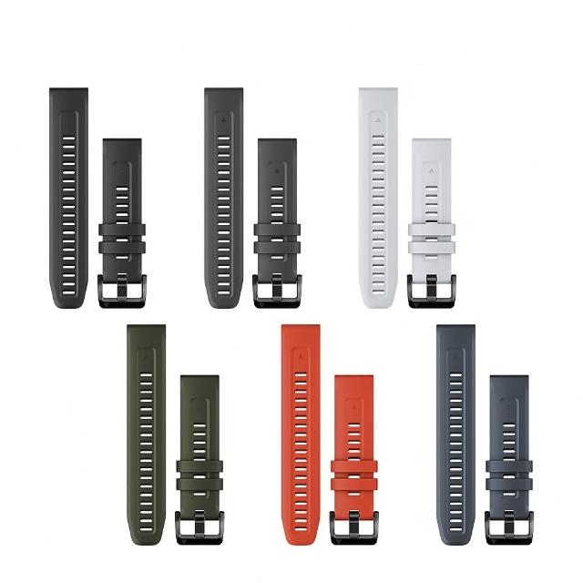 【GARMIN】QuickFit 22mm 矽膠錶帶