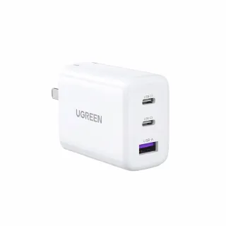 【綠聯】65W 2C1A 快充充電器/充電頭(PD3.0/QC4/三口充電/美國PI  同APPLE晶片)