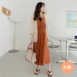 【OB 嚴選】觸膚柔軟懶人洋裝(涼感、冰箱、休閒、約會、渡假風)