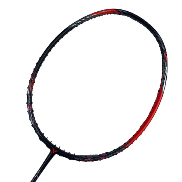 【VICTOR 勝利體育】黑龍牙TK-RYUGA METALLIC4U羽球拍黑X紅色(A1TKRYUGAM)