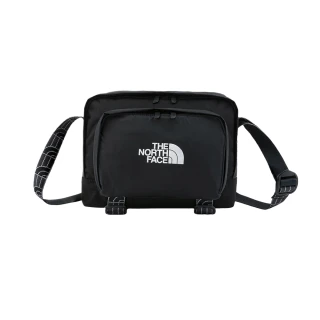 【The North Face 官方旗艦】北面男女款黑色舒適背負大容量休閒單肩包｜8AMV4HF(斜背包)